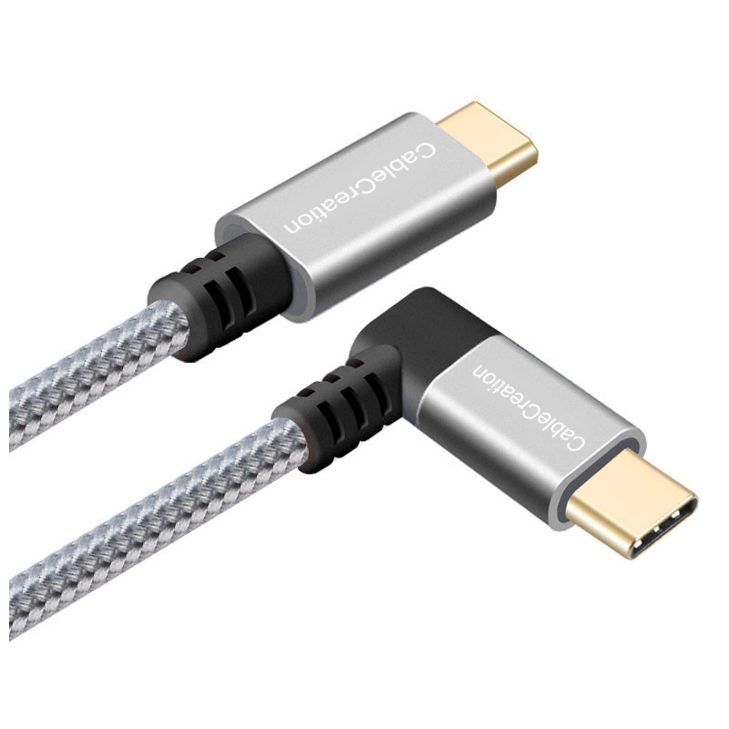 Cablecreation Angle Usb C To Usb C Cable 12m 7703