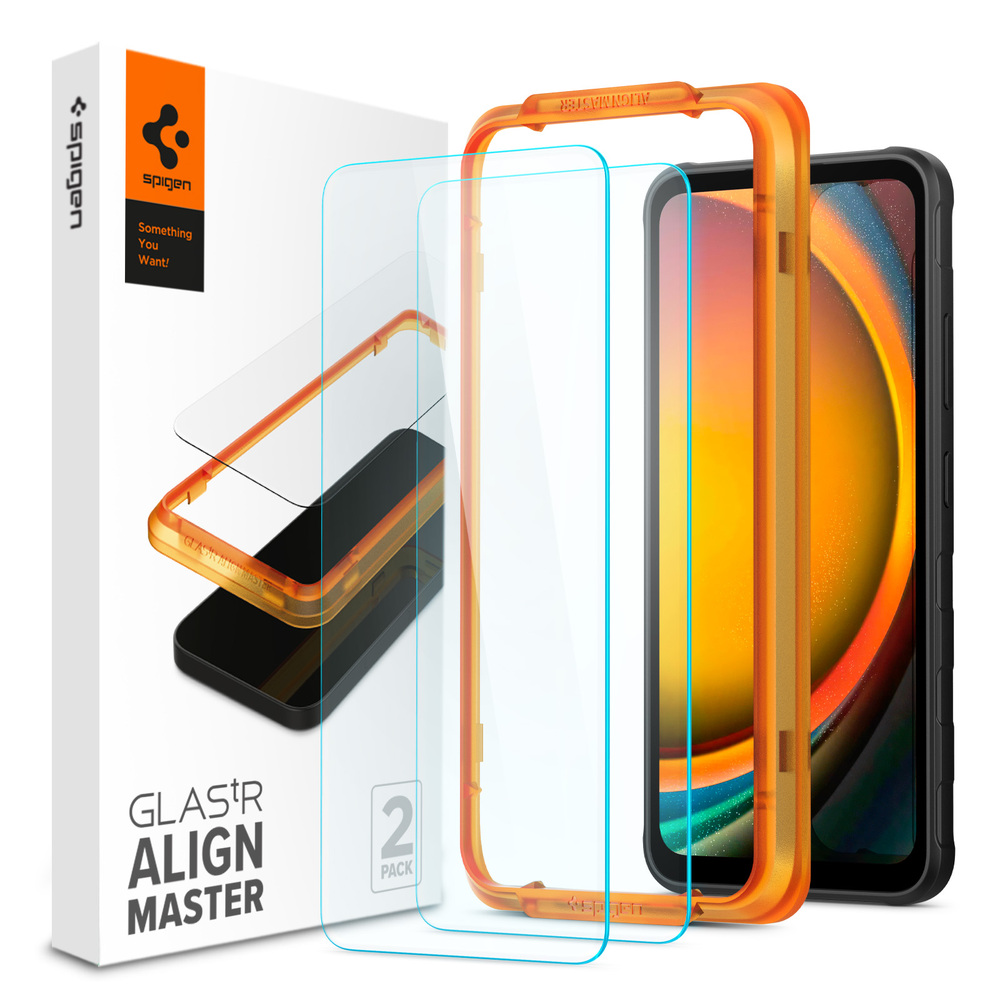 SPIGEN GLAS.tR AlignMaster 2 Pcs for Galaxy XCover7 Screen Protector