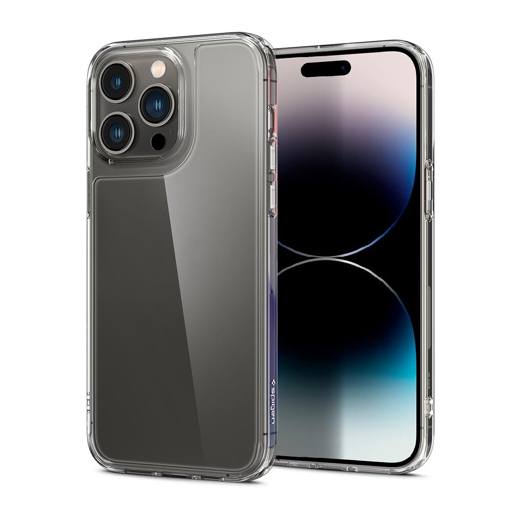 Spigen Quartz Hybrid iPhone 14 Pro Max Case - Crystal Clear