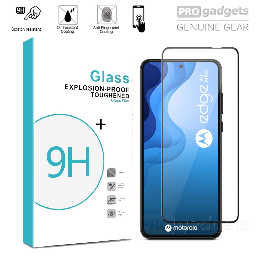 Full Cover Tempered Glass Screen Protector for Motorola Edge 30 Neo