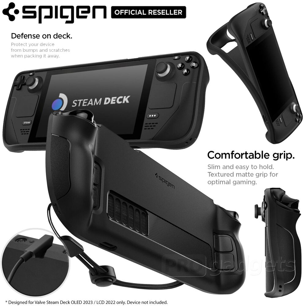 SPIGEN Rugged Armor Case for Valve Steam Deck OLED 2023 / LCD 2022