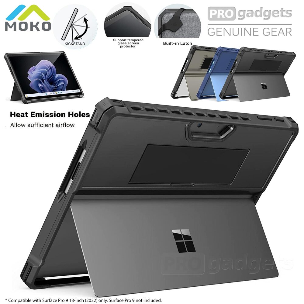 Moko Rugged Kickstand Protective Case for Surface Pro 9 13-inch