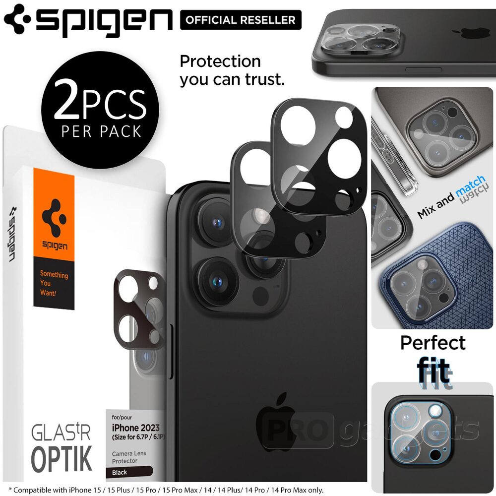 SPIGEN GLAS.tR Optik 2PCS Glass for iPhone 16 Pro / 16 Pro Max / iPhone ...